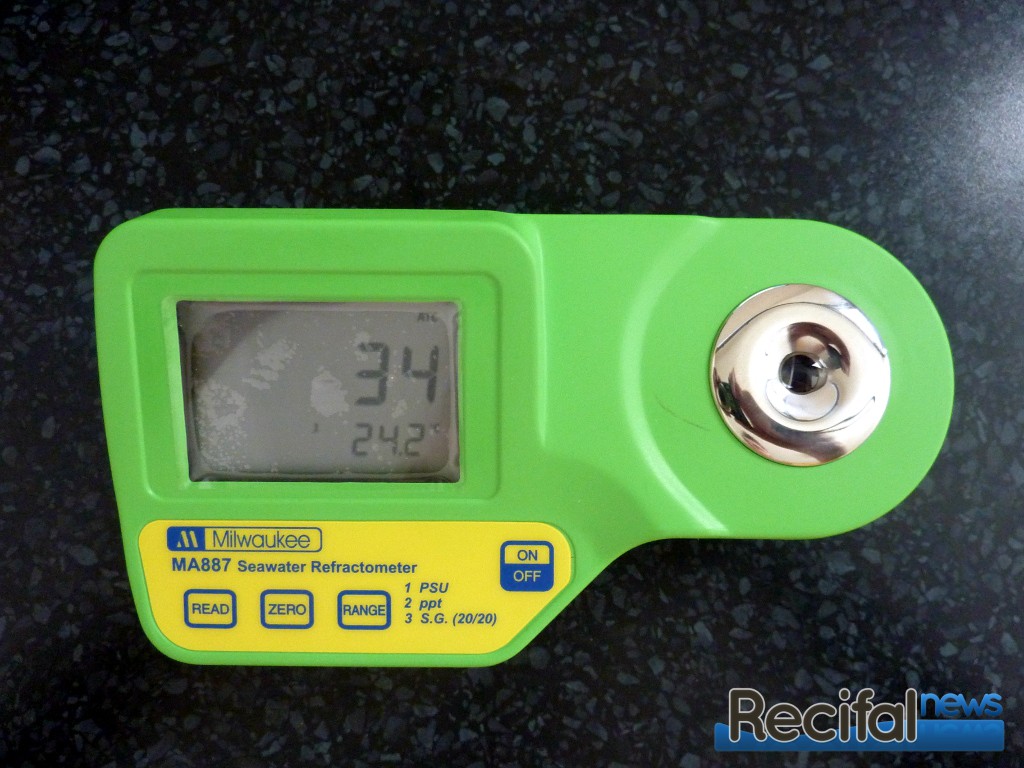 Réfractomètre Numérique Milwaukee MA887 – Mesure Précise De La Salinité De L'Eau De Mer, Écran LCD Vert