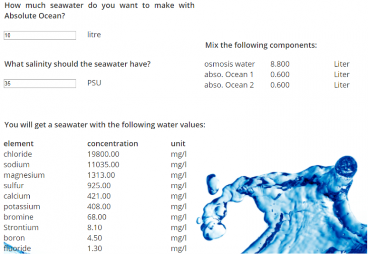 calculateur absolute ocean